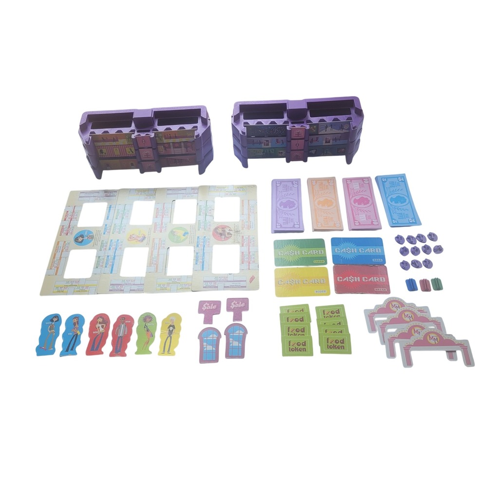 2004 Mall Madness‎ Board Game Replacement Parts Money Cards Pieces